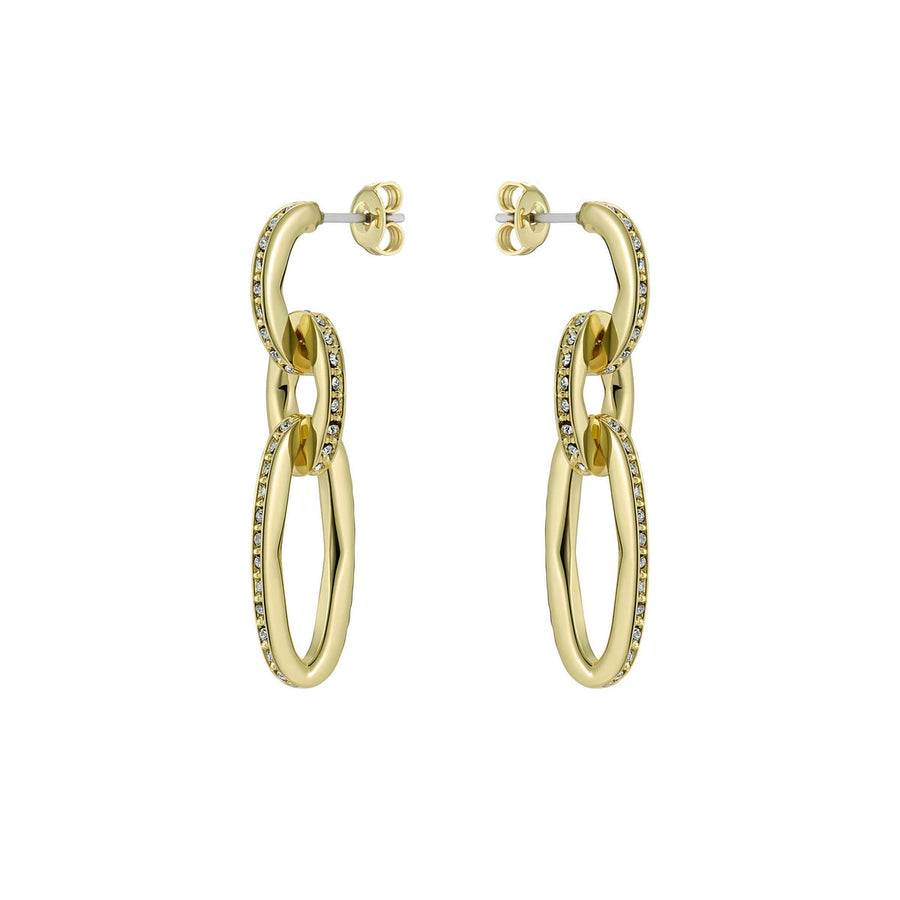 ted baker shirina: crystal shimmer gold tone drop  earrings