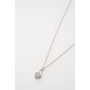 ted baker paige: pave crystal padlock pendant necklace silver tone clear crystal