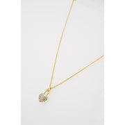 ted baker paige: pave crystal padlock pendant necklace gold tone clear crystal