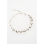 ted baker solace: solitaire sparkle crystal adjustable bracelet silver tone clear crystal