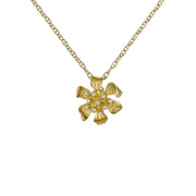 ted baker furina: furled flower pendant necklace