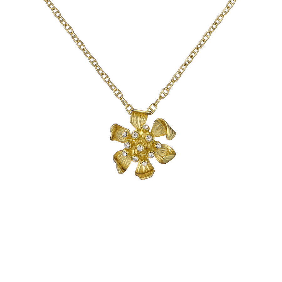 ted baker furina: furled flower pendant necklace