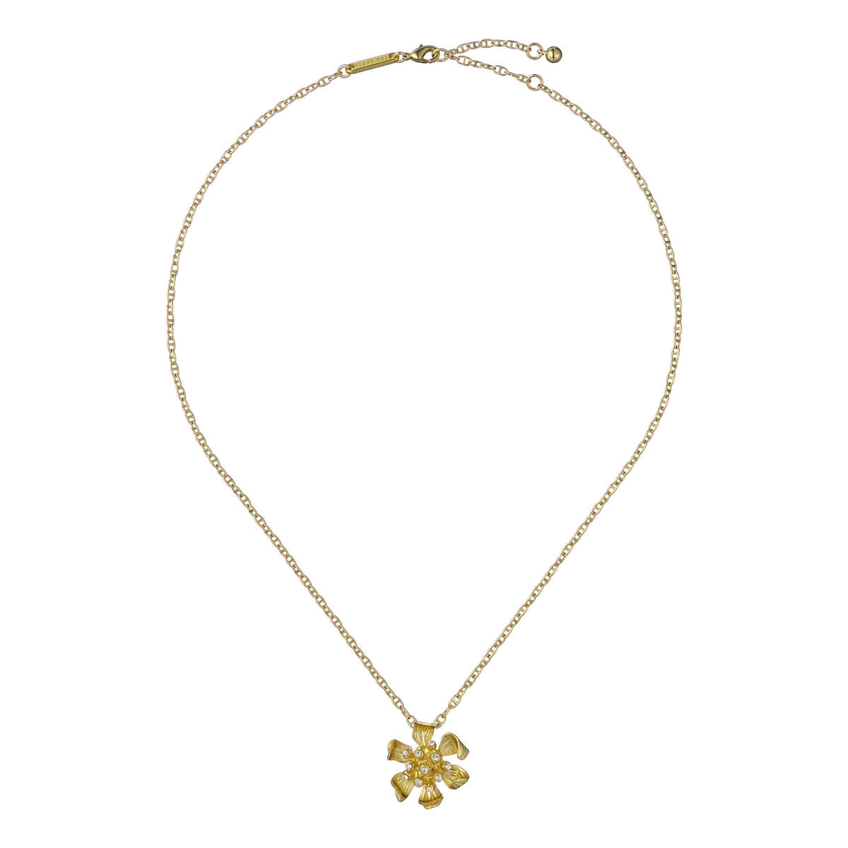 ted baker furina: furled flower pendant necklace