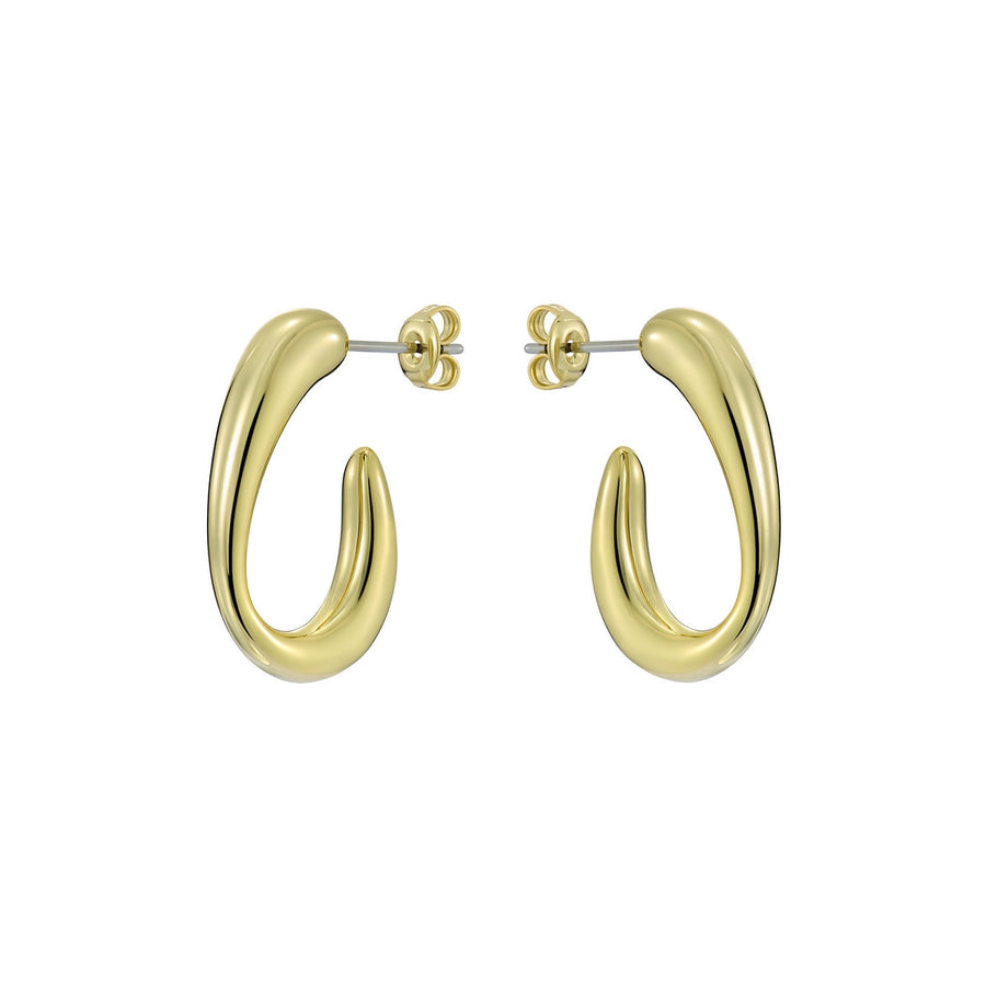 ted baker corie: contour hoop earrings