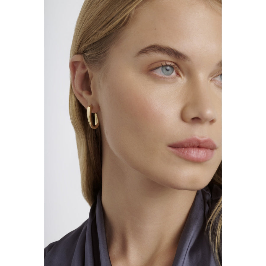 ted baker corie: contour hoop earrings