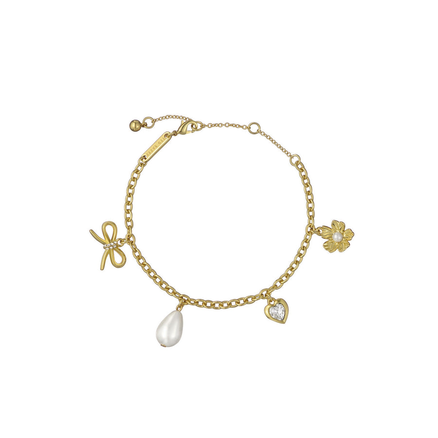 ted baker isabella: icon charm adjustable bracelet