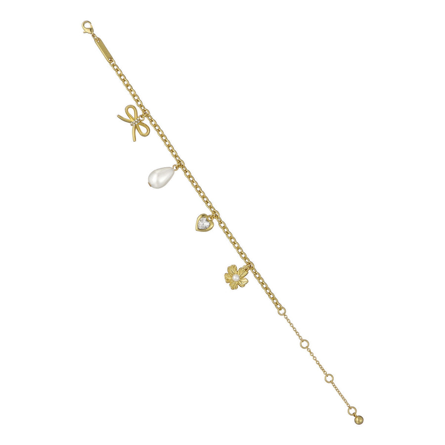 ted baker isabella: icon charm adjustable bracelet