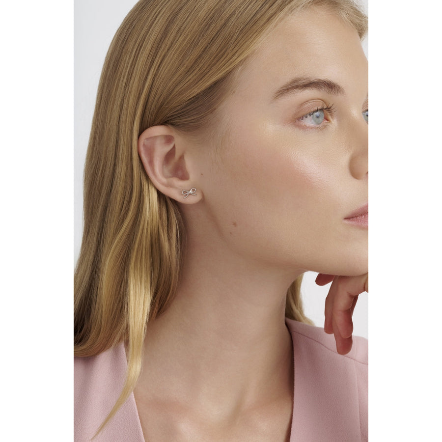 ted baker brooke: mini metal bow stud earrings