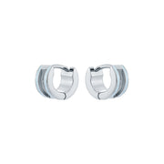 ted baker rolo: classic colour enamel roll huggie earrings