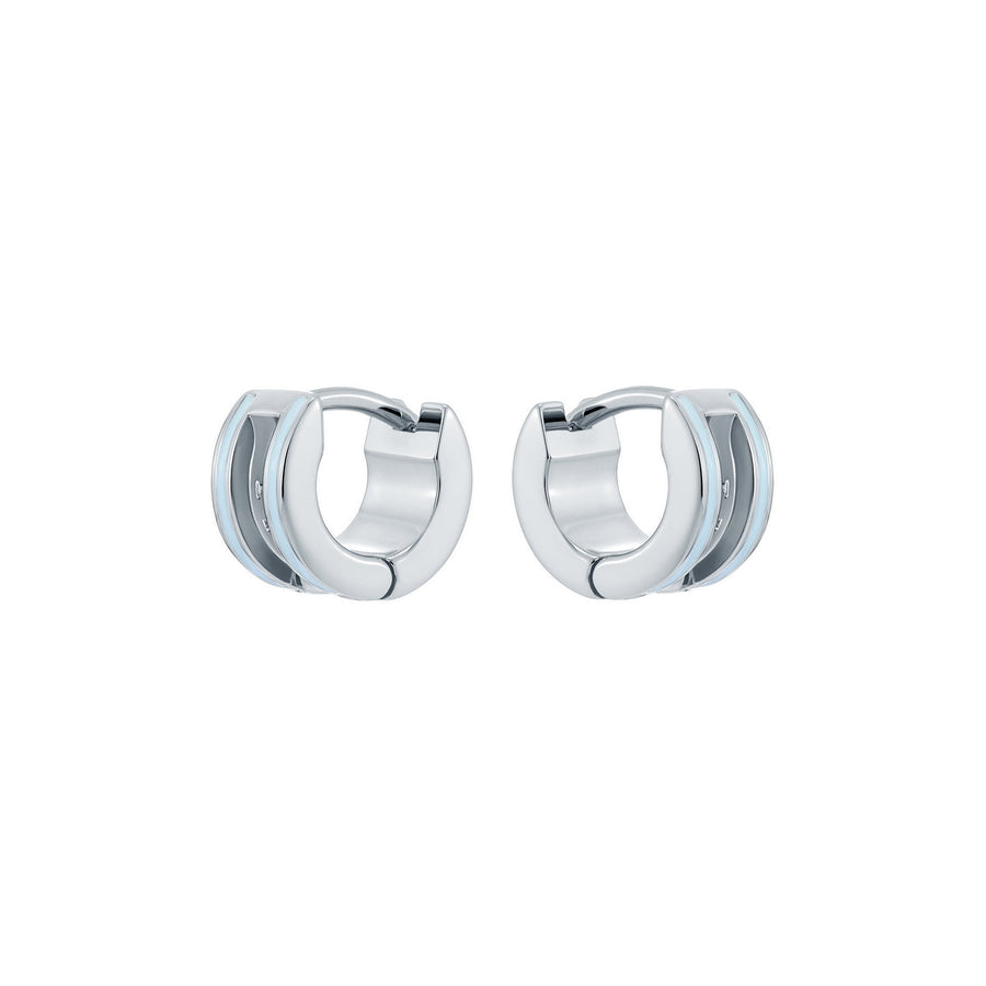 ted baker rolo: classic colour enamel roll huggie earrings