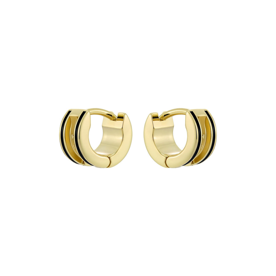 ted baker rolo: classic colour enamel roll huggie earrings