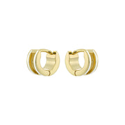 ted baker rolo: classic colour enamel roll huggie earrings