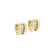 ted baker rolo: classic colour enamel roll huggie earrings