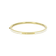 ted baker roley: classic colour enamel slim gold tone bangle bracelet
