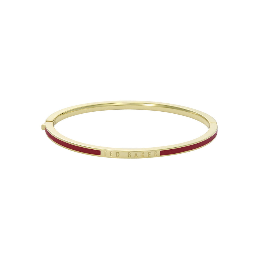 ted baker roley: classic colour enamel slim gold tone bangle bracelet