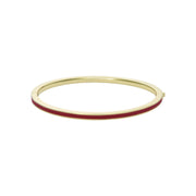 ted baker roley: classic colour enamel slim gold tone bangle bracelet