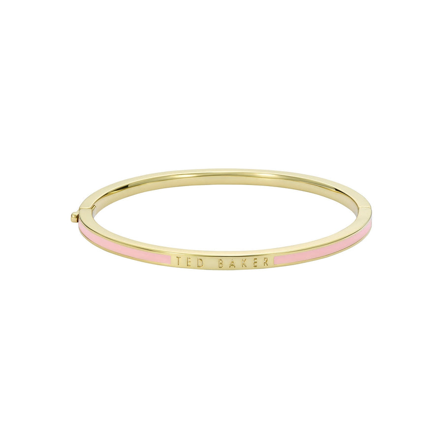 ted baker roley: classic colour enamel slim gold tone bangle bracelet