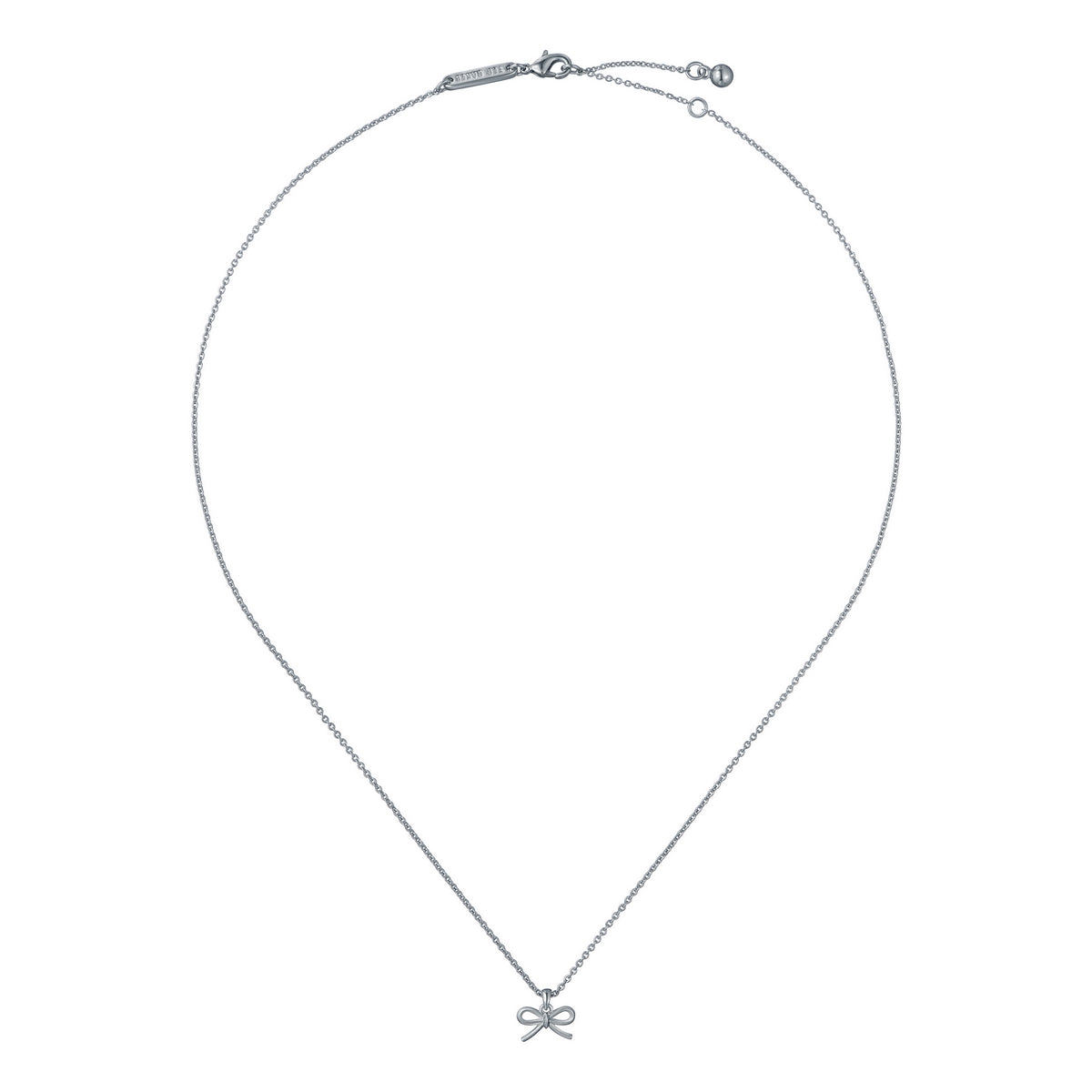 ted baker blaire: mini metal bow pendant necklace