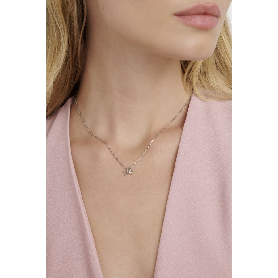 ted baker blaire: mini metal bow pendant necklace