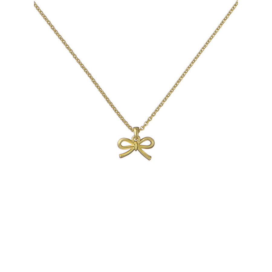 ted baker blaire: mini metal bow pendant necklace
