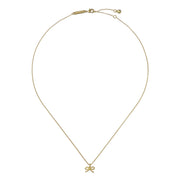 ted baker blaire: mini metal bow pendant necklace