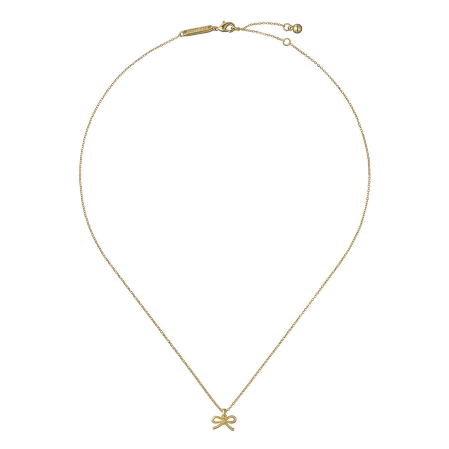 ted baker blaire: mini metal bow pendant necklace