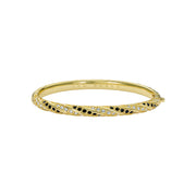 ted baker torvi: crystal twist hinged gold tone bangle bracelet
