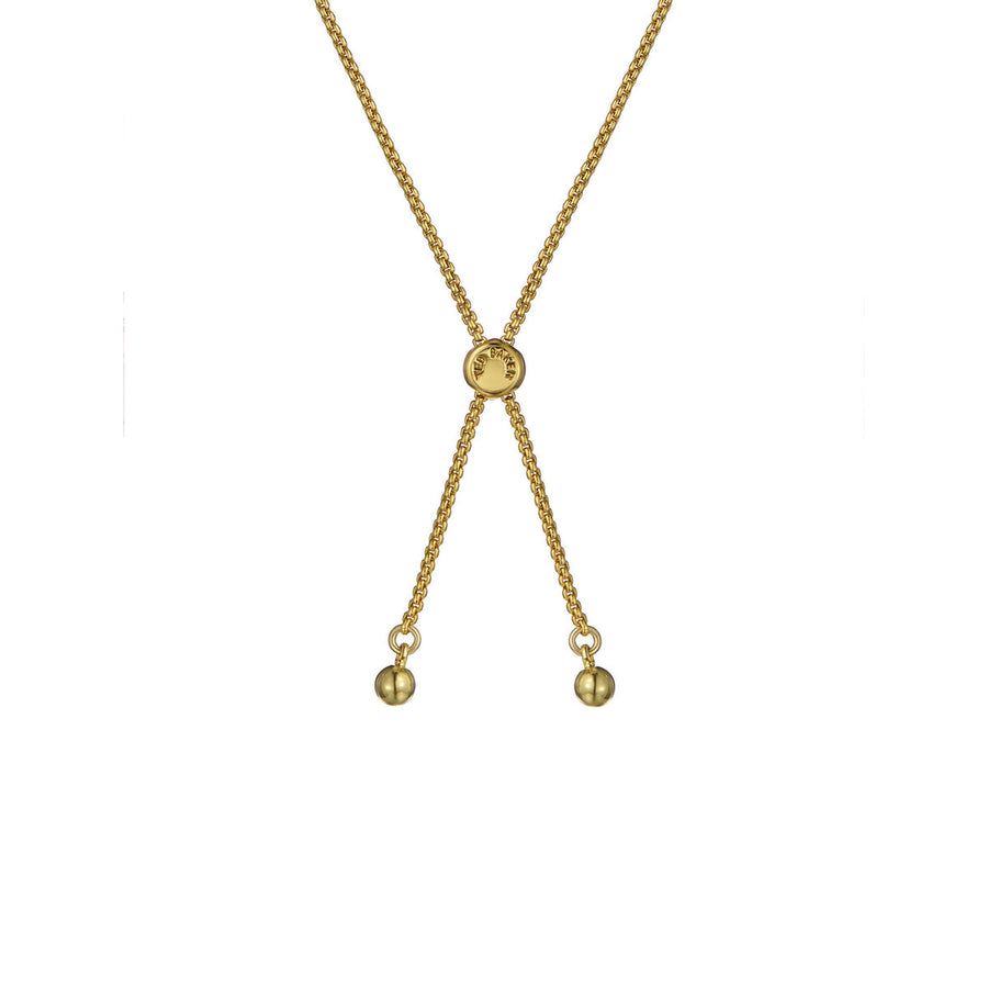 ted baker juliet: jewel chain crysta gold tonel drawstring bracelet