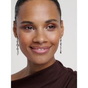 ted baker julianna: jewel chain crystal silver tone drop earrings