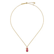 ted baker miley: crystal cluster gold tone pendant